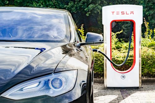 Tesla car charging