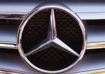 Mercedes-Benz Logo on front of vehicle concept
